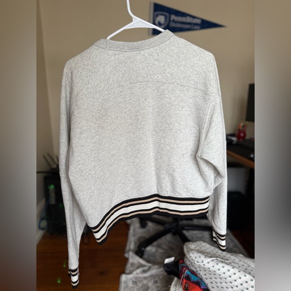 Champion gray women’s cropped sweatshirt / medium - Picture 2 of 4